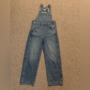 Madewell Blue Denim Straight Leg Jumpsuit